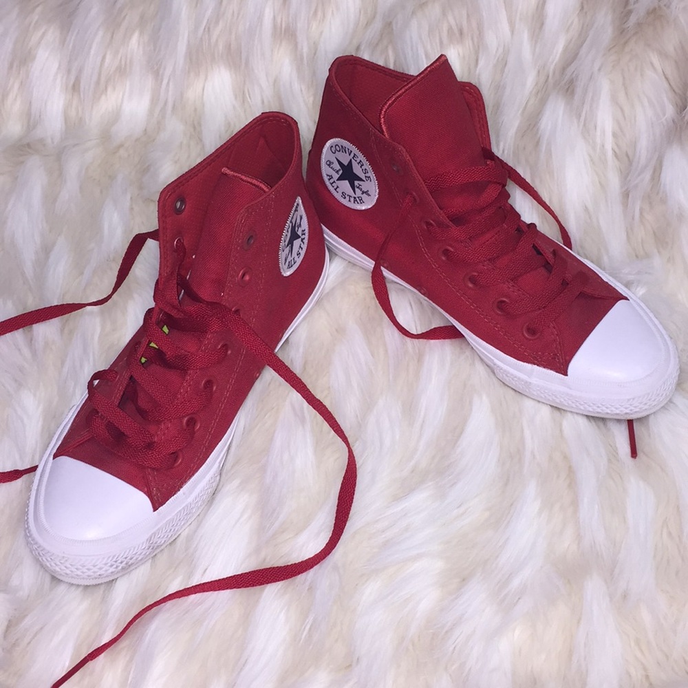 Chuck Taylor II Red High Tops